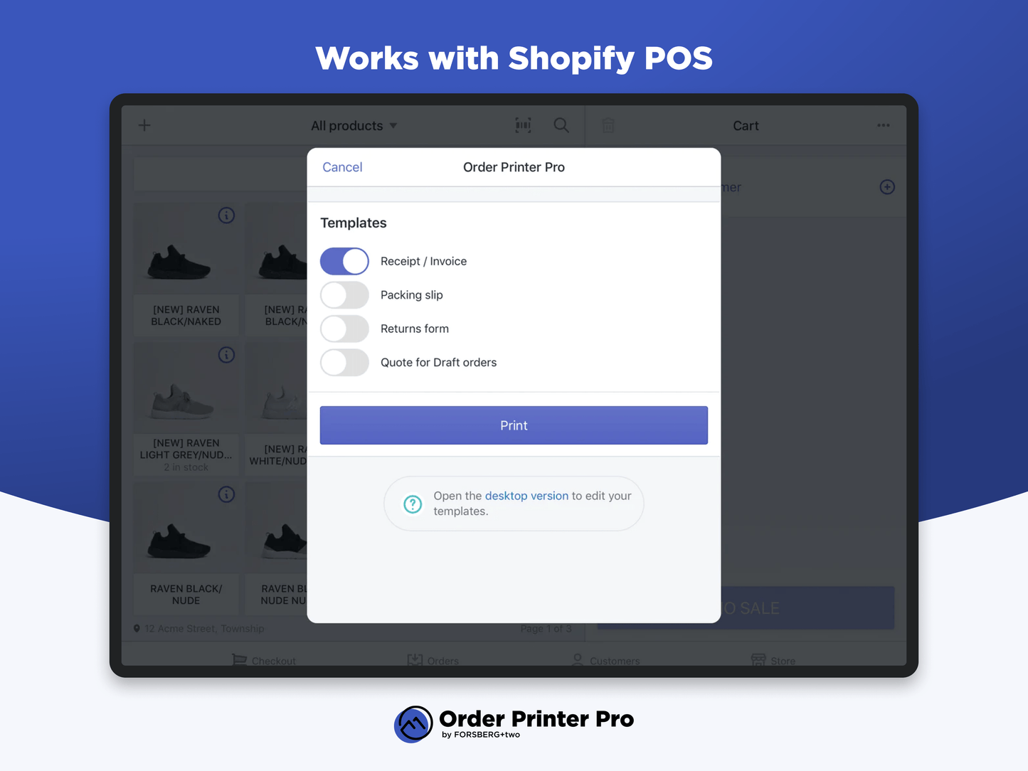 Works with Shopify Mobile