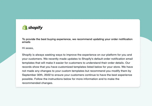 OrderlyEmails updated to latest Shopify requirements FORSBERG+two