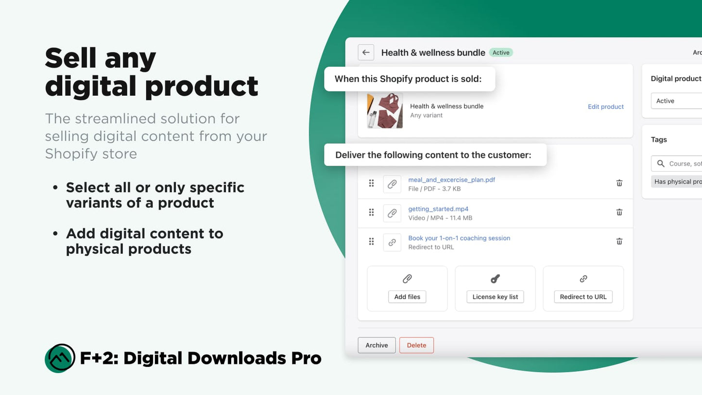Sell any digital product with ease