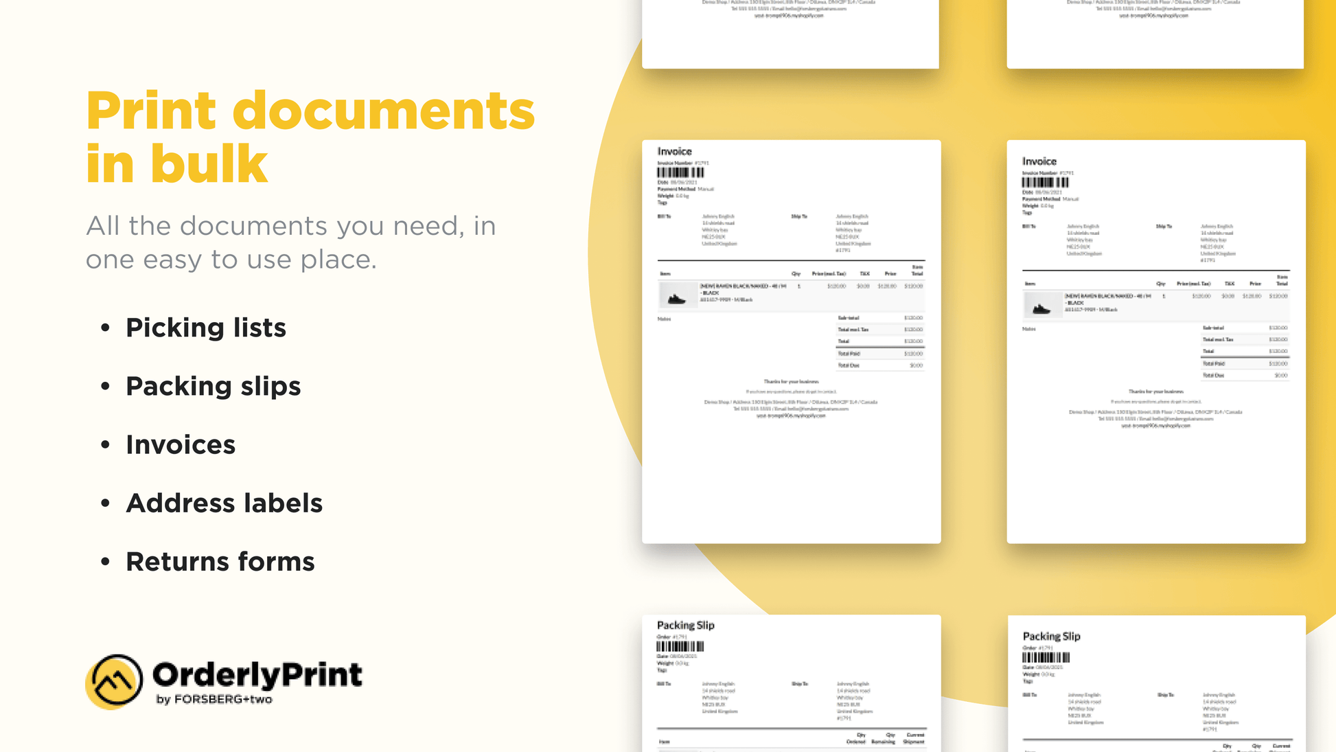 Print documents in bulk