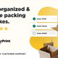 Stay organized & reduce packing mistakes.
